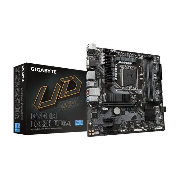 GIGABYTE B760M DS3H DDR4 Motherboard - PakByte Computers 