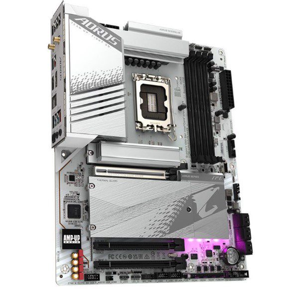 Gigabyte Z790 AORUS ELITE AX ICE DDR5 Motherboard - PakByte Computers 