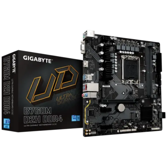 GIGABYTE B760M D2H DDR4 Motherboard - PakByte Computers 