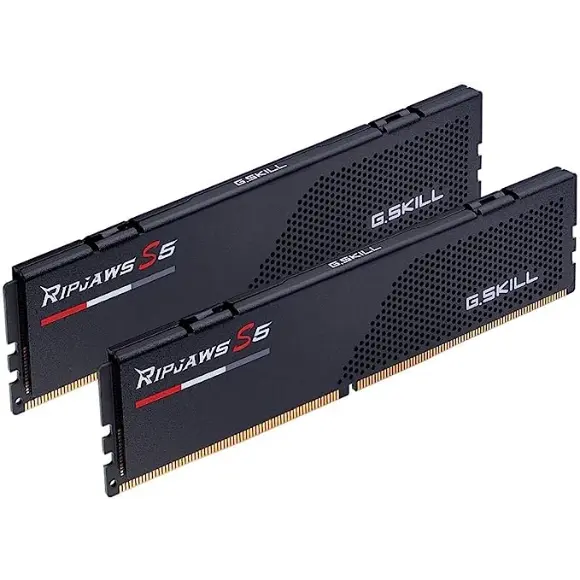 G.Skill RipJaws S5 5200MHZ 64GB (32x2) DDR5 Desktop Memory - Matte Black - PakByte Computers 