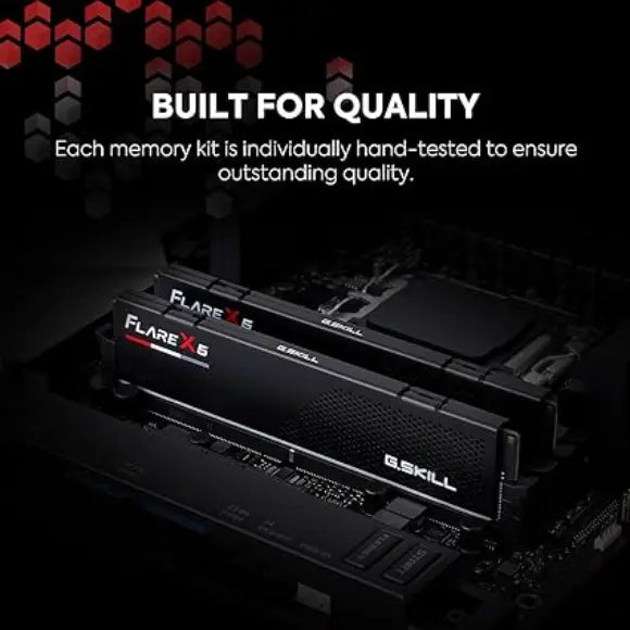 G.SKILL Flare X5 Series AMD Expo DDR5 32GB (16x2GB) 6000Mhz Desktop Memory - PakByte Computers 