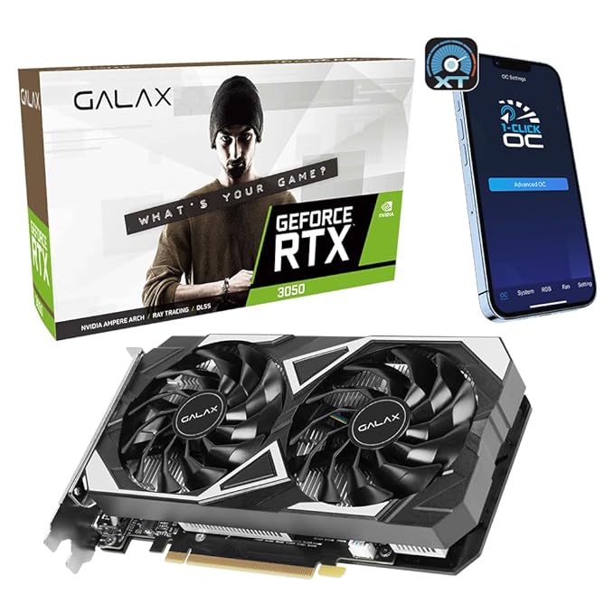 Galax GeForce RTX 3050 6GB GDDR6 Graphics Card - PakByte Computers 