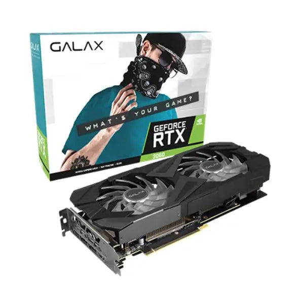 Galax GeForce RTX 3060 EX Series OC 12GB GDDR6 Graphics Card - PakByte Computers 