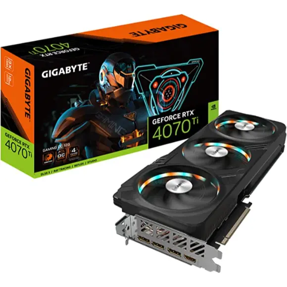 GIGABYTE GeForce RTX 4070 Ti Gaming OC 12G Graphics Card - PakByte Computers 