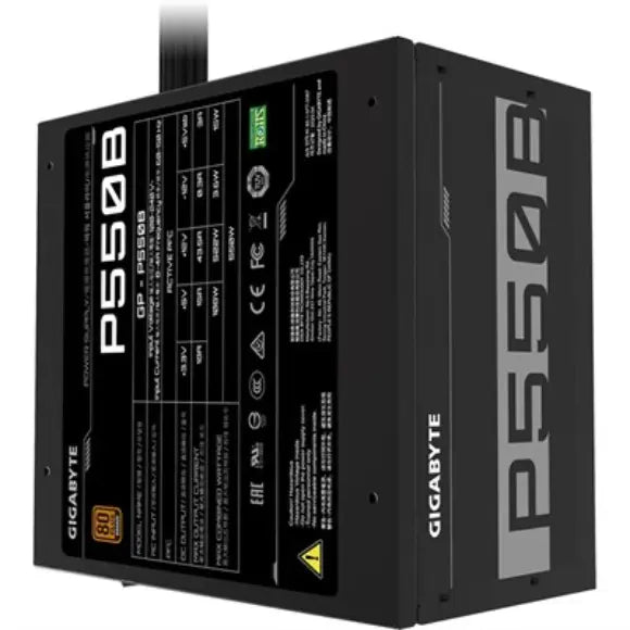 Gigabyte 80 PLUS Bronze Certified 550W Power Supply - P550B - PakByte Computers 