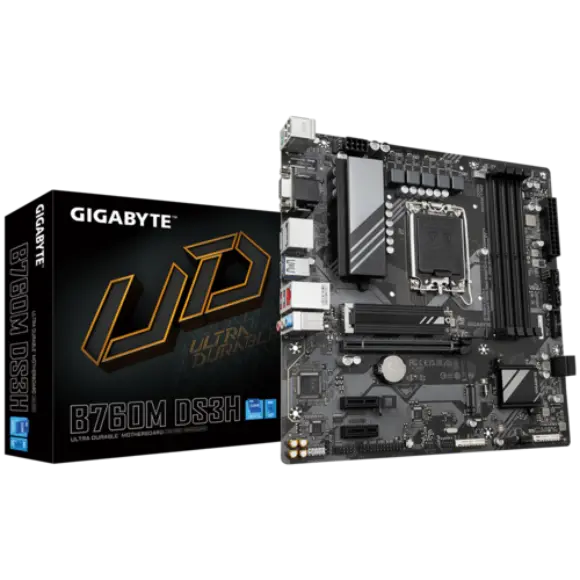 Gigabyte B760M DS3H DDR5 Intel 12/13th Gen microATX Motherboard - PakByte Computers 