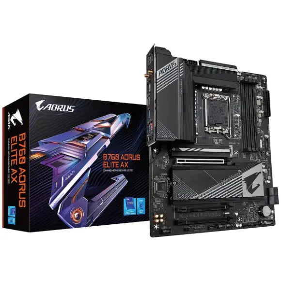 Gigabyte B760 Aorus Elite AX DDR5 ATX Motherboard - PakByte Computers 