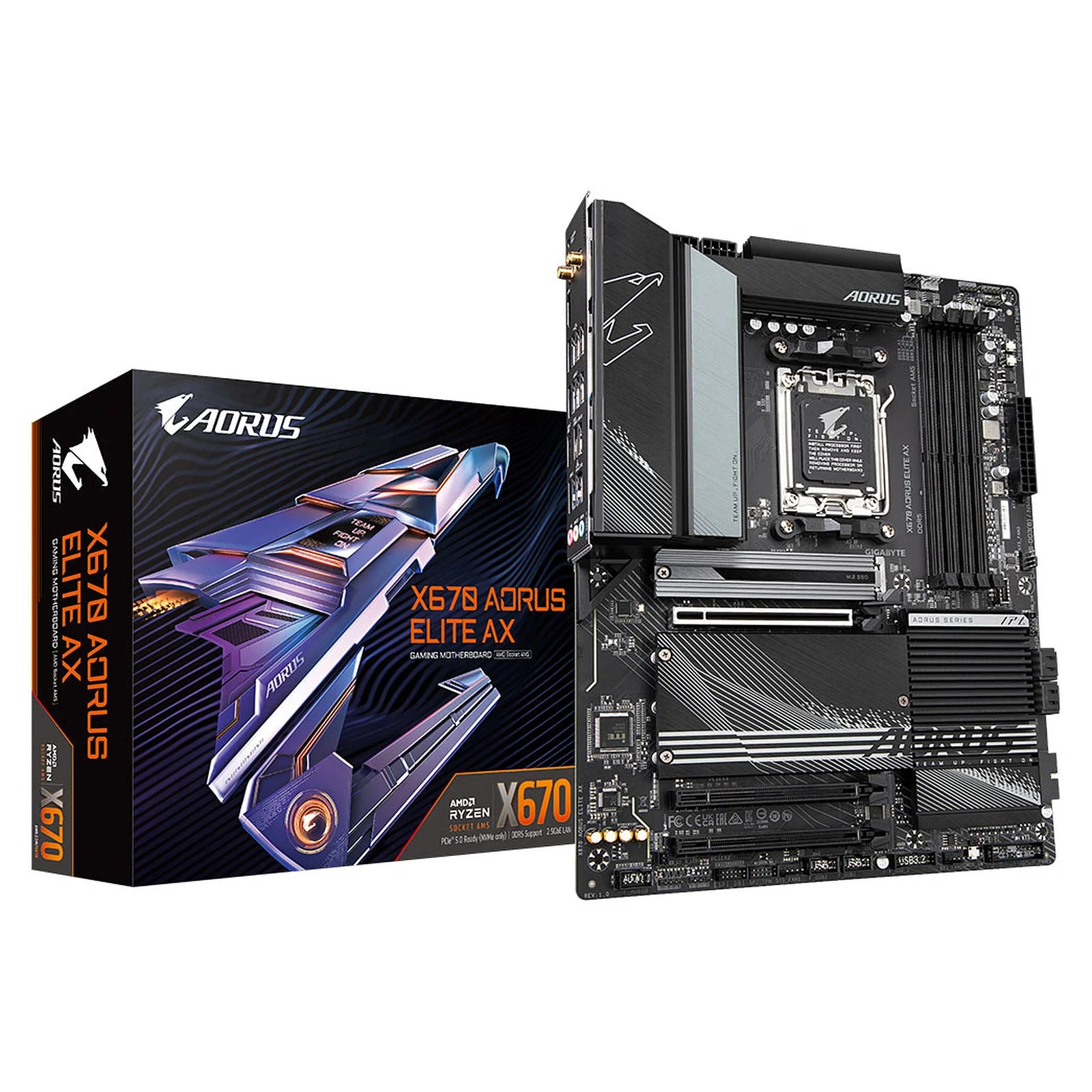 Gigabyte X670 AORUS ELITE AX Motherboard - PakByte Computers 