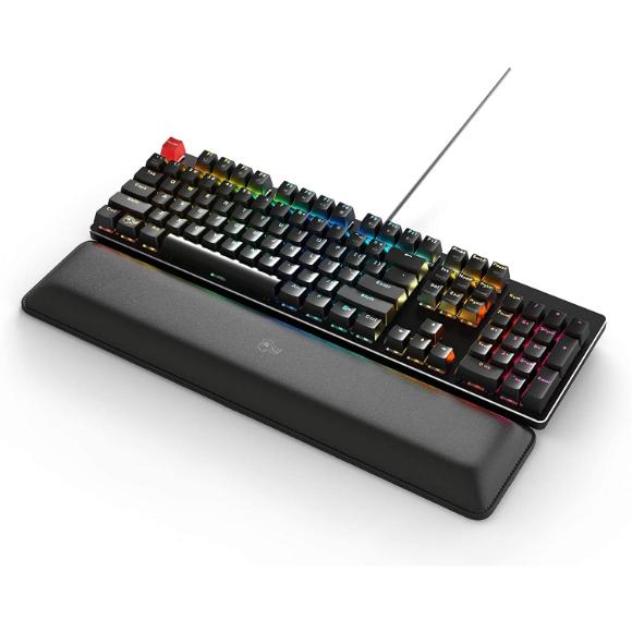 Glorious GMMK-BRN Modular Mechanical Gaming Keyboard - RGB LED Backlit, Brown Switches, Hot Swap Switches (Black) - PakByte Computers 