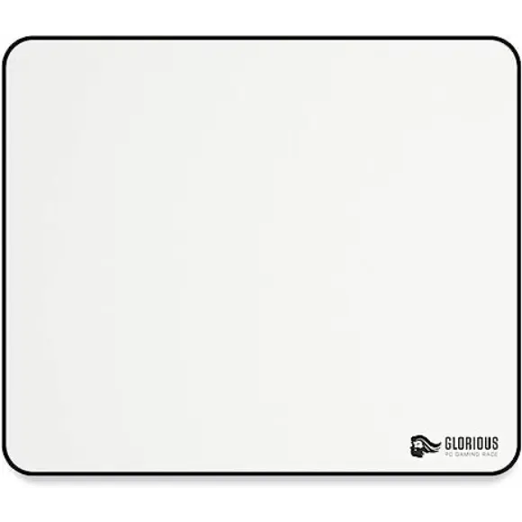 Glorious Large Gaming Mousepad for Desk 11"x13" - White - PakByte Computers 