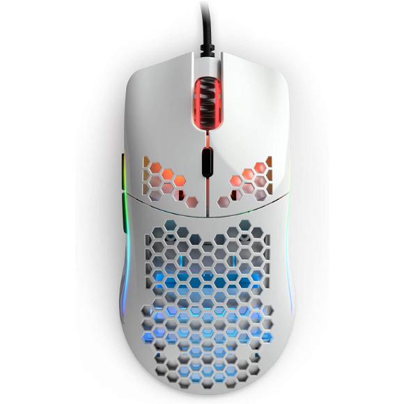 Glorious Model O- (Minus) Gaming Mouse, Glossy White (GOM-GWHITE) - PakByte Computers 
