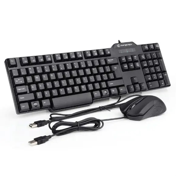 GOFREETECH GFT-S003 Wired Keyboard and Mouse Combo Set - PakByte Computers 