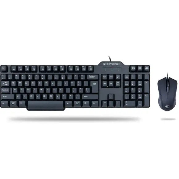 GOFREETECH GFT-S003 Wired Keyboard and Mouse Combo Set - PakByte Computers 