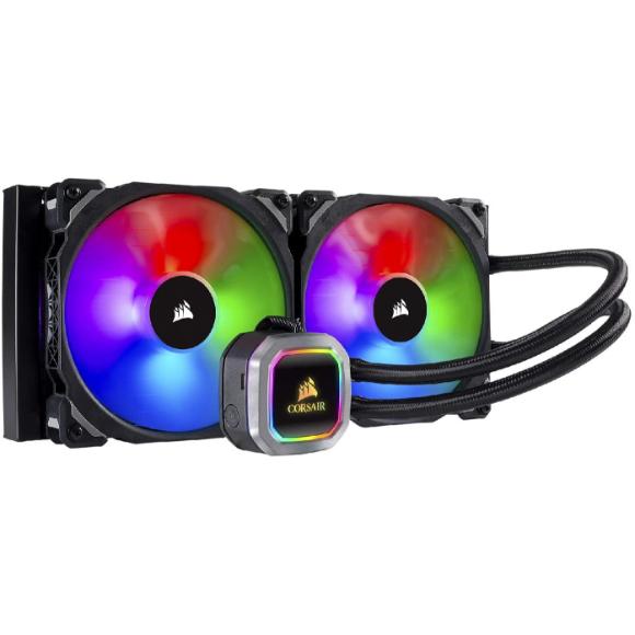 Corsair H115i RGB Platinum AIO Liquid CPU Cooler,280mm,Dual ML140 PRO RGB PWM Fans,Intel 115x/2066,AMD AM4/TR4 - PakByte Computers 