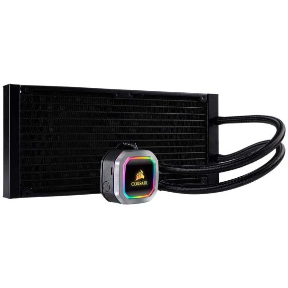 Corsair H115i RGB Platinum AIO Liquid CPU Cooler,280mm,Dual ML140 PRO RGB PWM Fans,Intel 115x/2066,AMD AM4/TR4 - PakByte Computers 