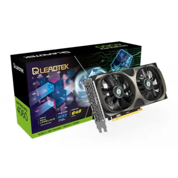 Leadtek RTX 4060 Hurricane 8GB GDDR6 Graphic Card - PakByte Computers 