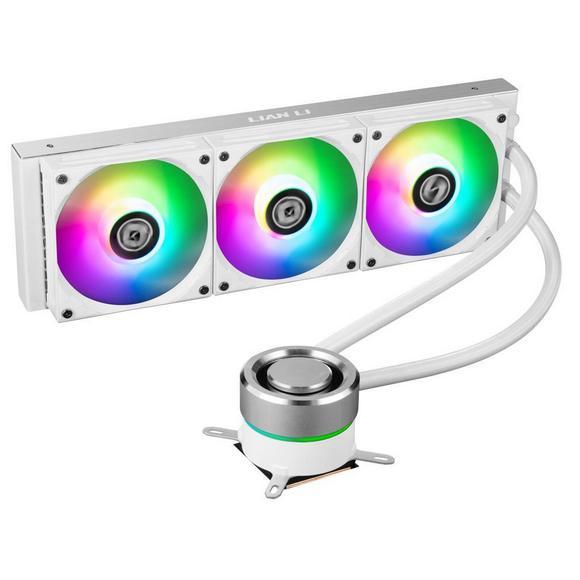 Lian Li GALAHAD 360 AIO LiquiCPU Cooler ARGB (White) - PakByte Computers 