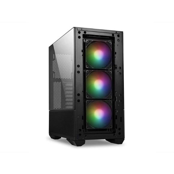 LIAN LI LANCOOL II MESH RGB Black LAN2MRX Tempered Glass ATX Case -Black Color - LANCOOL II MESH RGB - LAN2MRX - PakByte Computers 