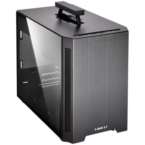 Lian Li TU-150WX Tu 150-WX Black Aluminum Mini-ITX Computer Case - PakByte Computers 