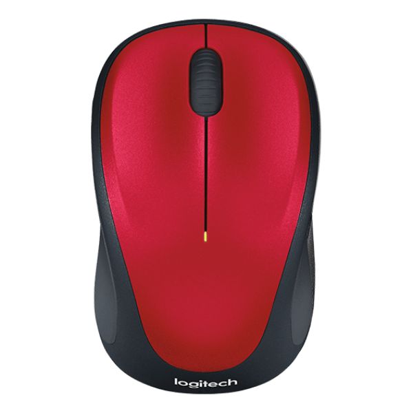 Logitech M235 Wireless Mouse Red - PakByte Computers 