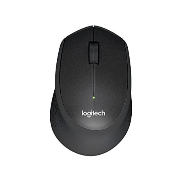 Logitech M331 Silent Plus Wireless Mouse, 2.4GHz with USB Nano Receiver, 1000 DPI Optical Tracking - Black - PakByte Computers 