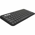 Logitech PEBBLE KEYS 2 K380S Multi-Device Bluetooth Wireless Keyboard, Slim and Portable - Black - PakByte  