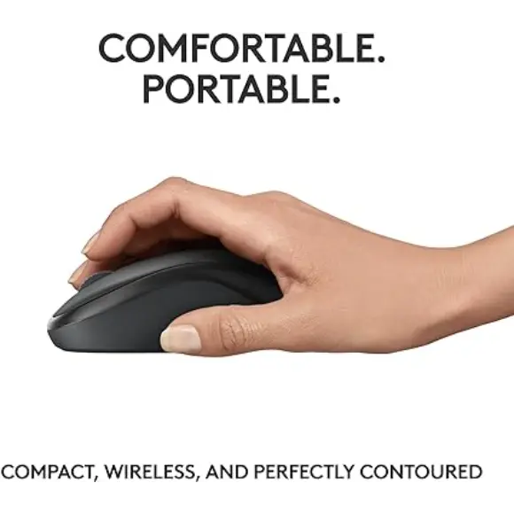 Logitech M240 Silent Bluetooth, Wireless Mouse - Graphite - PakByte Computers 