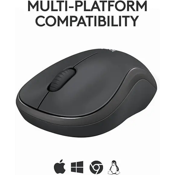 Logitech M240 Silent Bluetooth, Wireless Mouse - Graphite - PakByte Computers 