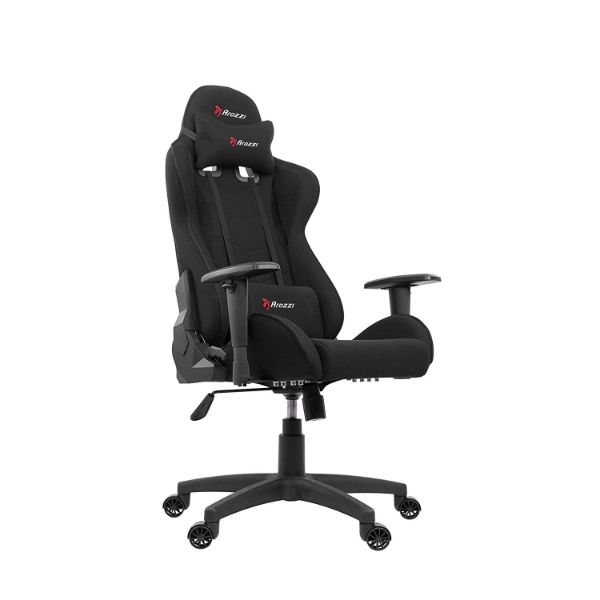 AROZZI MEZZO - V2 - BLACK GAMING CHAIR FABRIC MATERIAL, TILTED UPTO 12 DEGREE, BACKREST MAX UPTO 165 DEGREE - PakByte Computers 