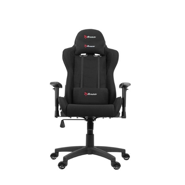 AROZZI MEZZO - V2 - BLACK GAMING CHAIR FABRIC MATERIAL, TILTED UPTO 12 DEGREE, BACKREST MAX UPTO 165 DEGREE - PakByte Computers 