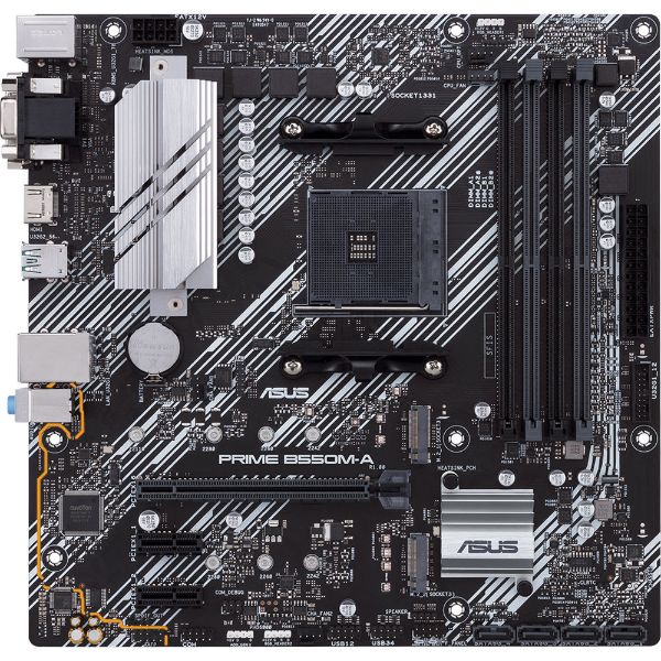 ASUS PRIME B550M-A AM4 Micro-ATX Motherboard - PakByte Computers 