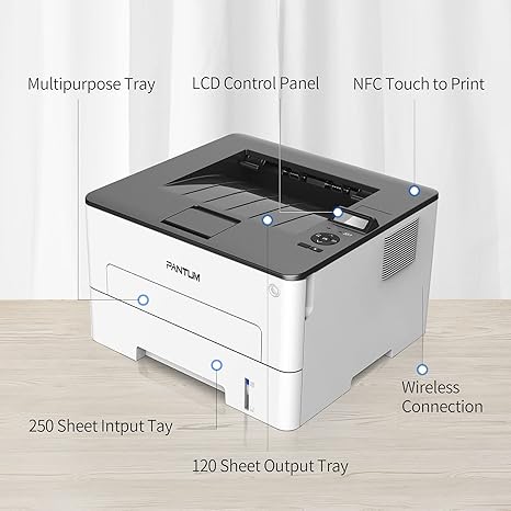 Pantum P3302DW Compact Wireless Laser Printer - PakByte Computers 