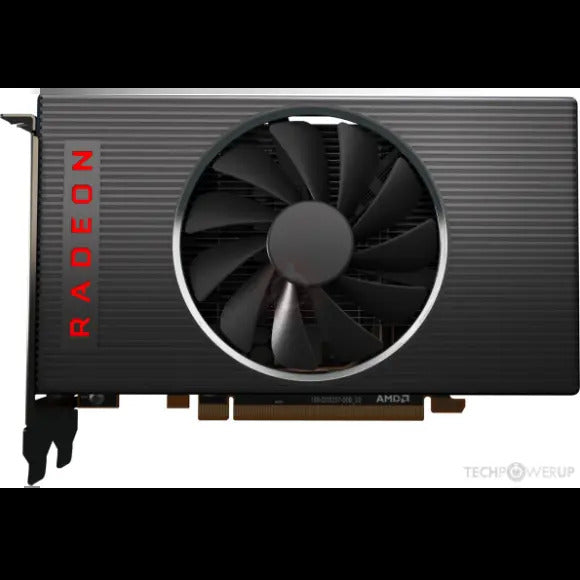 Radeon RX580 graphics card displayed, highlighting its powerful architecture and modern aesthetics for gaming enthusiasts.