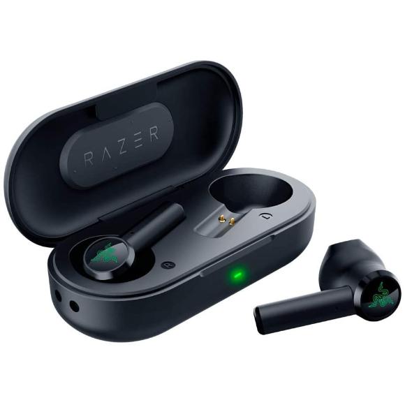 Razer Hammerhead True Wireless Bluetooth Gaming Earbuds: 60ms Low-Latency - IPX4 Water Resistant - Touch Enabled - Classic Black - PakByte Computers 