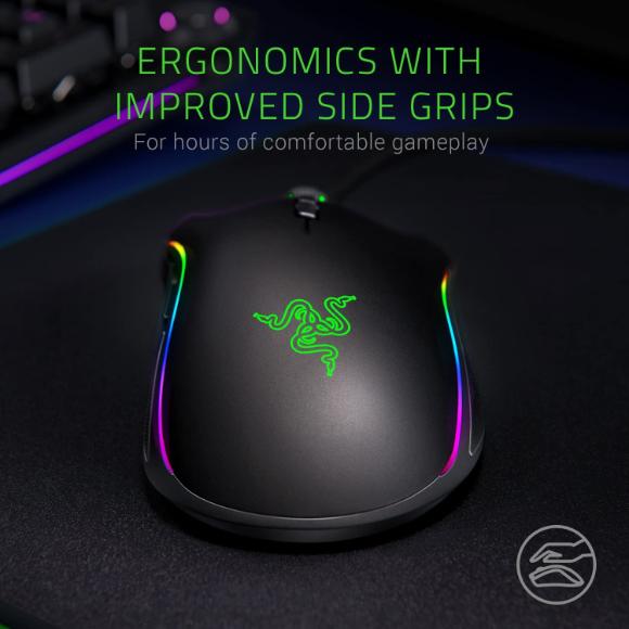 Razer Mamba Elite Wired Gaming Mouse: 16,000 DPI Optical Sensor - PakByte Computers 