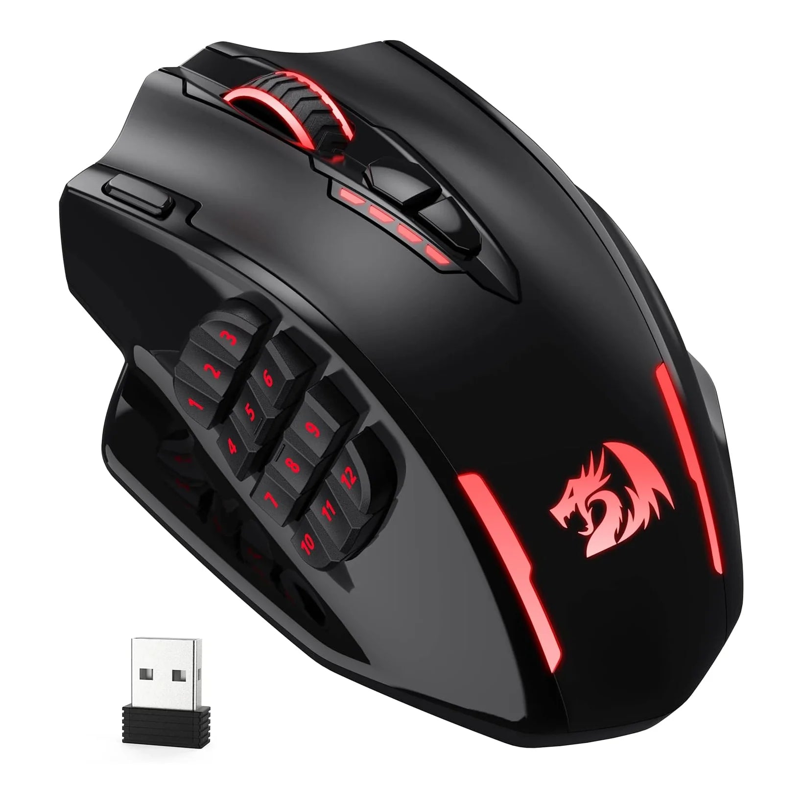 Redragon M913 Impact Elite Wireless Gaming Mouse (Black) - PakByte  