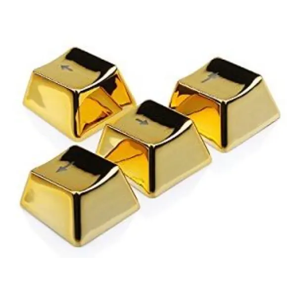 Redragon 101G Keycaps - Metallic Electroplated Golden - PakByte Computers 