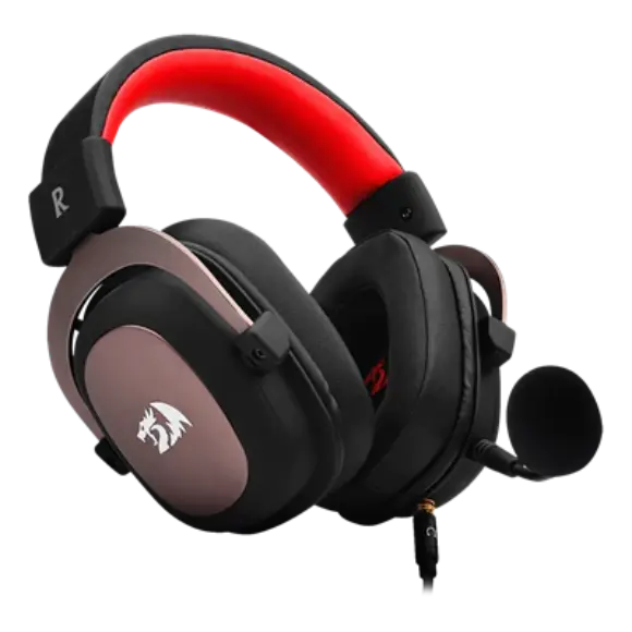 Redragon H510-1 ZEUS 2 Wired Gaming Headset - Black - PakByte Computers 