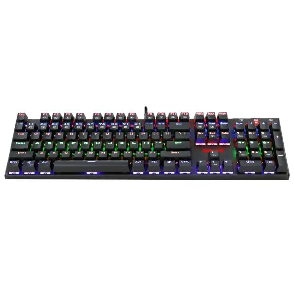 Redragon Rudra K565-R Rainbow-Backlit Mechanical Gaming Keyboard - PakByte Computers 