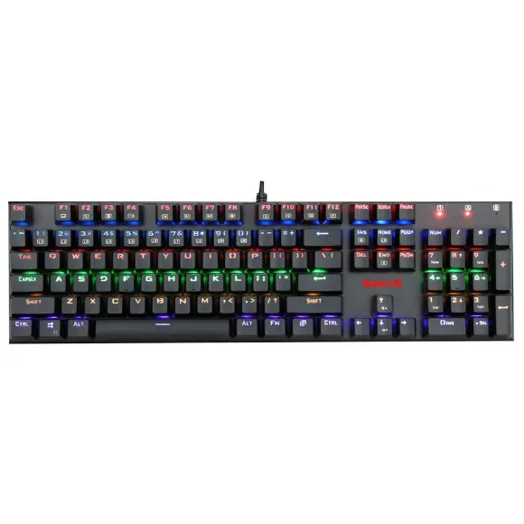 Redragon Rudra K565-R Rainbow-Backlit Mechanical Gaming Keyboard - PakByte Computers 