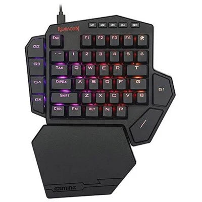 Redragon K585 DITI One-Handed RGB Mechanical Wired Gaming Keyboard