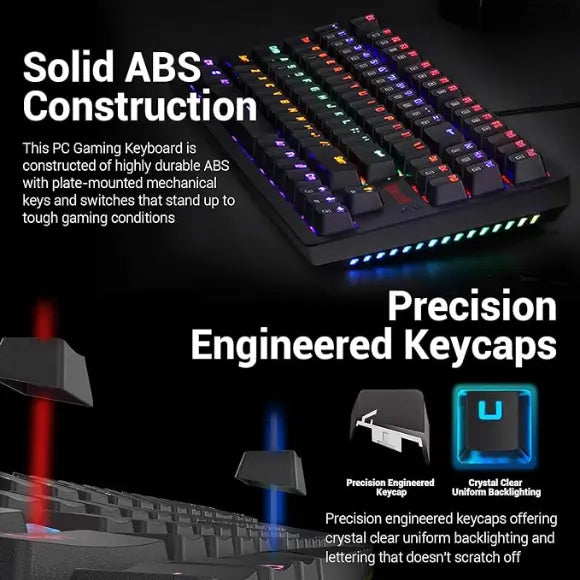 Redragon Knight K598 TKL Wireless Mechanical Keyboard - PakByte Computers 