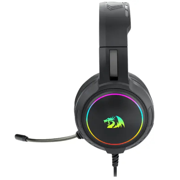 Redragon H270 MENTO RGB Gaming Headset - Black - PakByte Computers 