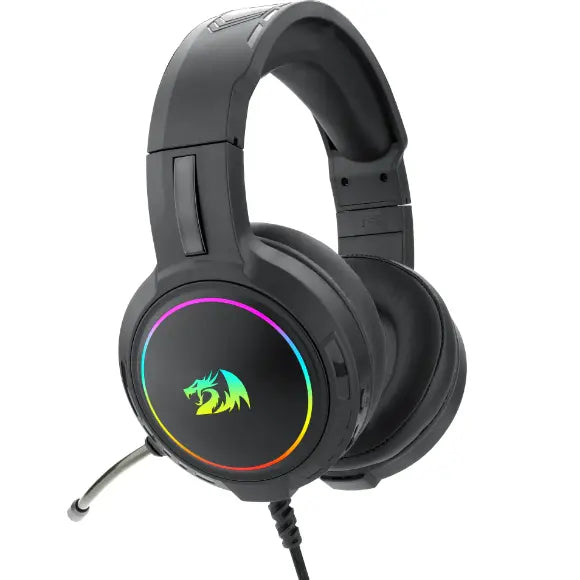 Redragon H270 MENTO RGB Gaming Headset - Black - PakByte Computers 