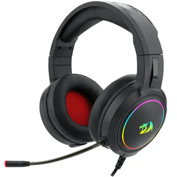 Redragon H270 MENTO RGB Gaming Headset - Black - PakByte Computers 