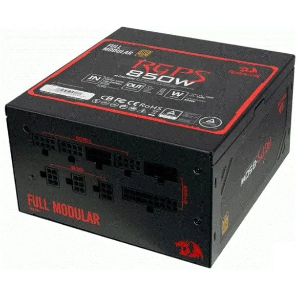 Redragon GC-PS010 850W Gaming PC Power Supply (Semi Modular) - PakByte Computers 