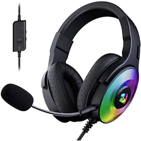 Redragon H350 PANDORA 2 RGB USB Gaming Headset - Black - PakByte Computers 