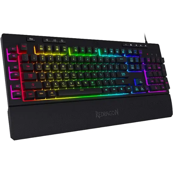 Redragon K512 Shiva RGB Backlit Membrane Gaming Keyboard - PakByte Computers 