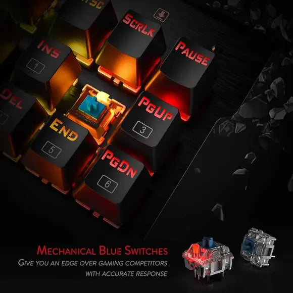 Redragon K561 VISHNU Mechanical Gaming Keyboard - PakByte Computers 