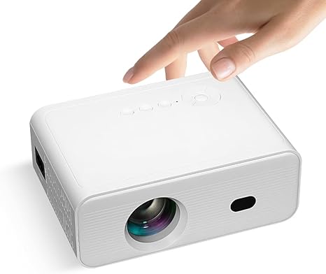 RockTek Smart Mini Projector 4K Support HD Video Projector with Bluetooth - EasySkins, Inc 